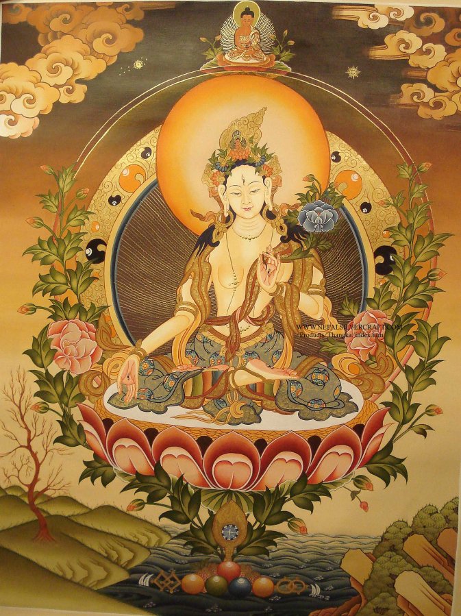 White Tara, Buddhist Goddess of Compassion